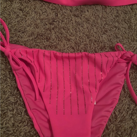 Pink Rhinestone Bikini - Picture 3 of 6